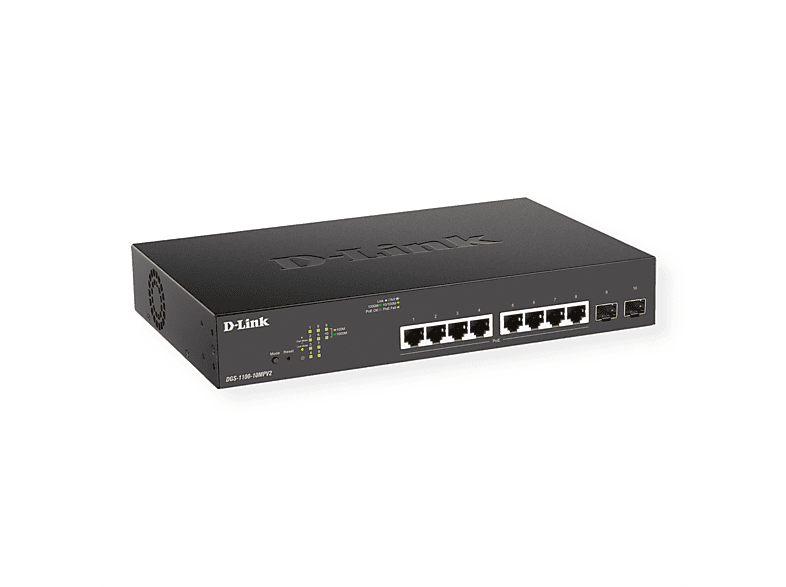 D-LINK DGS-1100-10MPV2 PoE+ Gigabit Switch Switch Gigabit 10-Port 130W Smart PoE