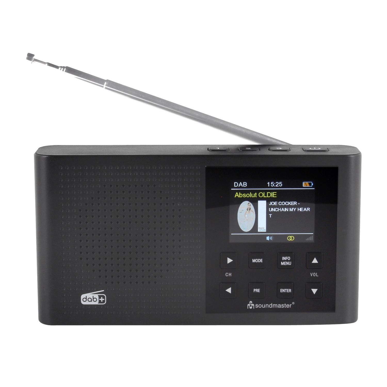 SOUNDMASTER Bluetooth, schwarz DAB, FM, DAB+, FM, Multifunktionsradio, AM, DAB+, DAB165SW