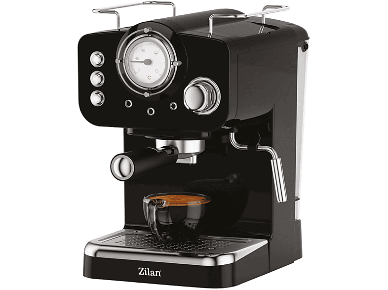 ZILAN ZLN2991 Retro 15 Bar 1100 W Süt Köpürtücülü Manuel Espresso