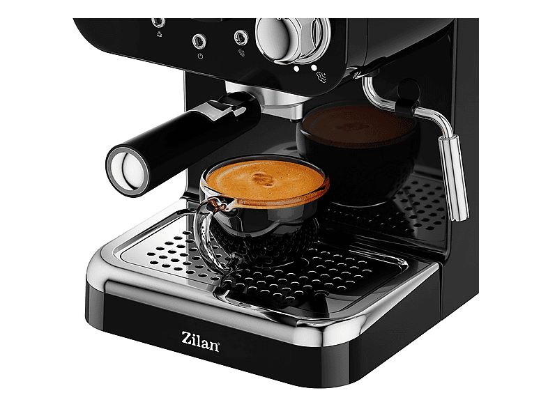 ZILAN ZLN2991 Retro 15 Bar 1100 W Süt Köpürtücülü Manuel Espresso