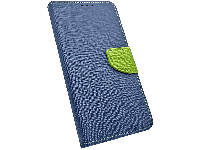 Tasche, GALAXY 5G, Blau-Grün A73 COFI Bookcover, SAMSUNG, Buch