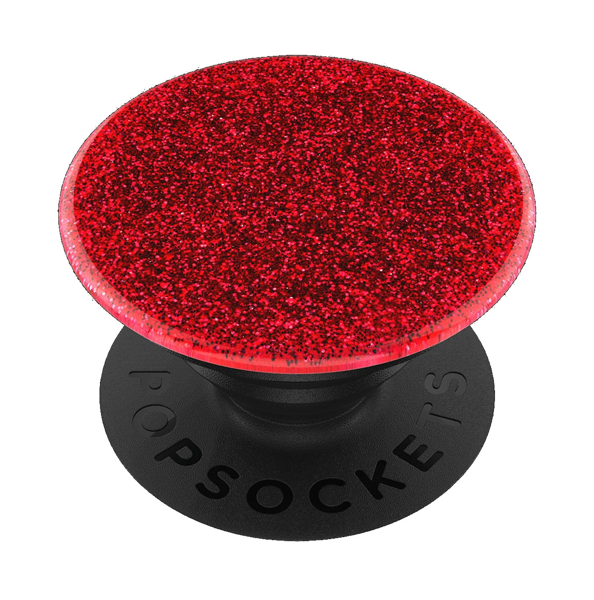 POPSOCKETS PopGrip Handyhalterung, Rot Premium Red Glitter