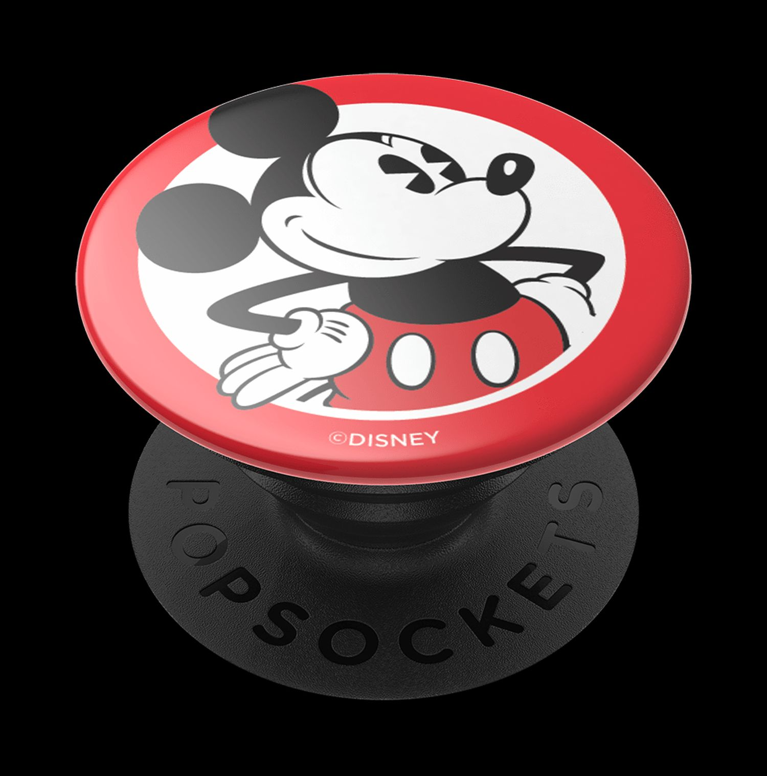 POPSOCKETS PopGrip Mickey Classic Rot/Schwarz/Weiß Handyhalterung