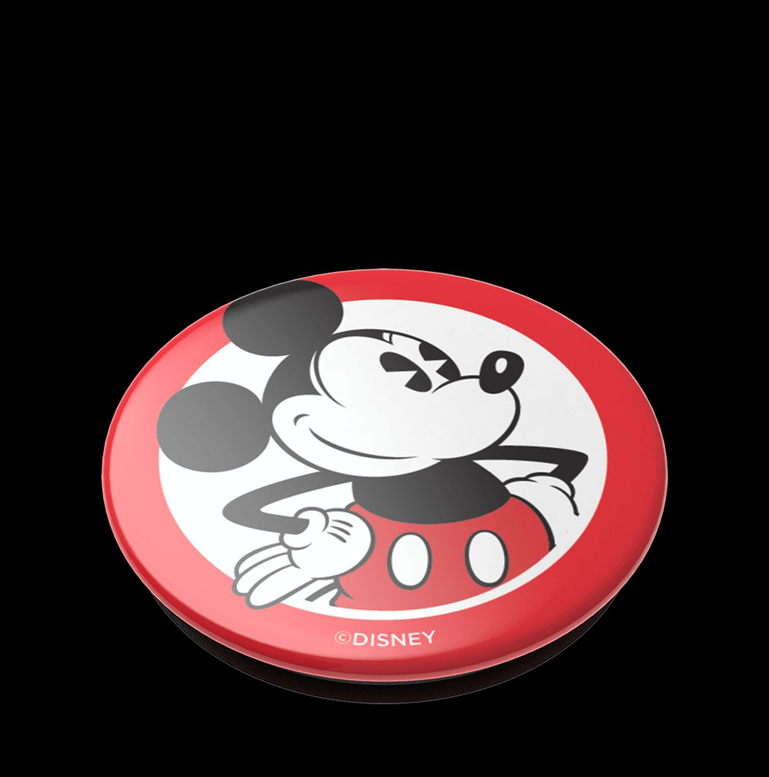 Handyhalterung, PopGrip POPSOCKETS Rot/Schwarz/Weiß Classic Mickey