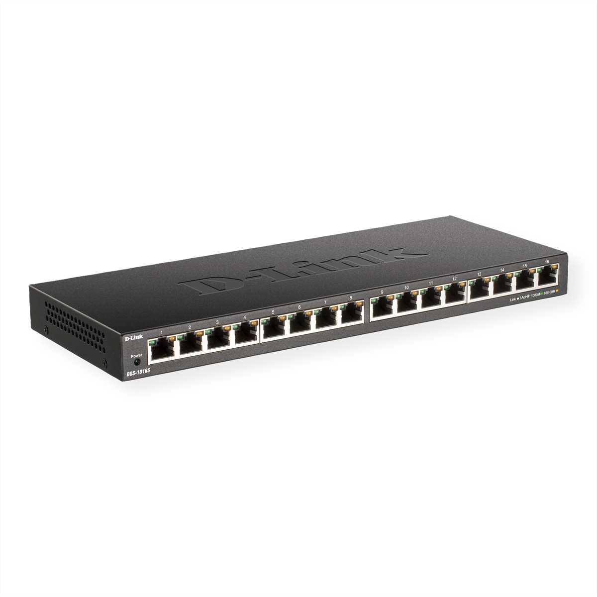 Switch - DGS-1016S D-LINK, Negro