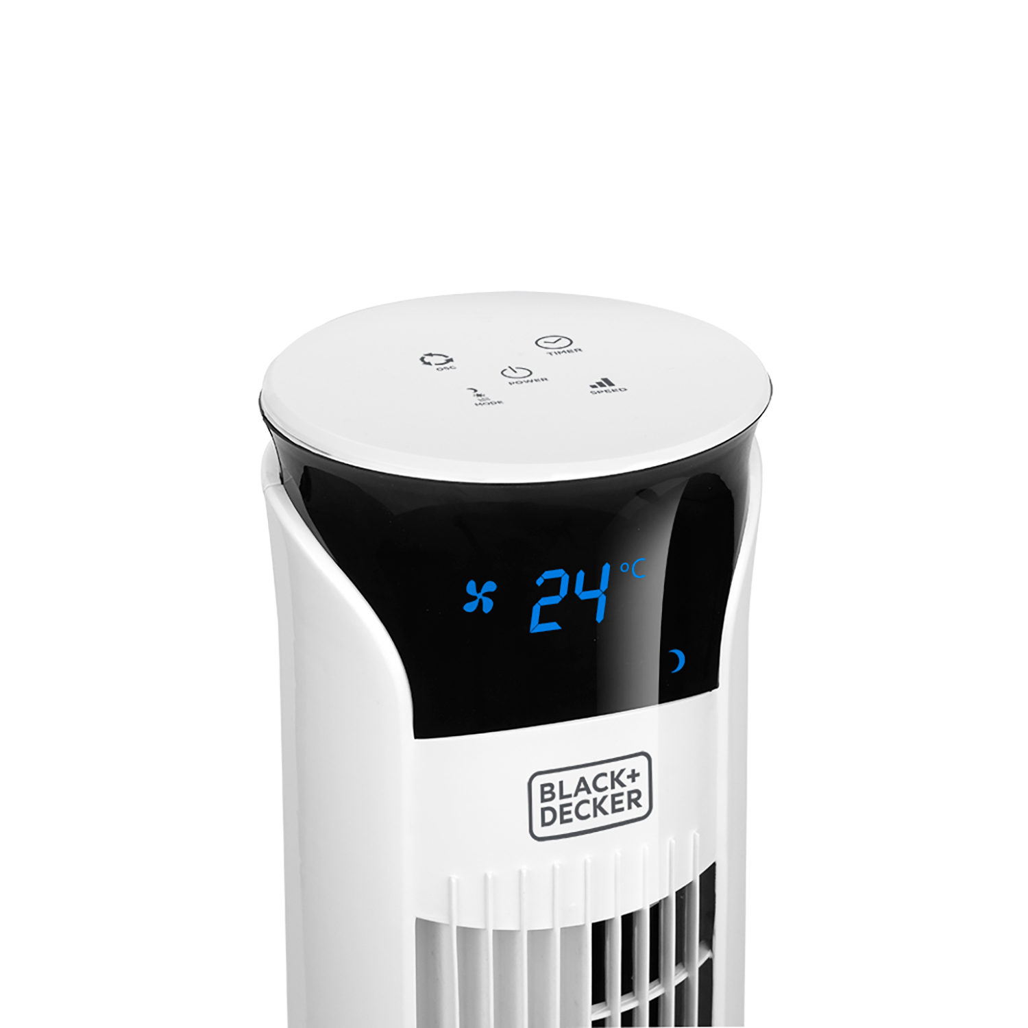 BLACK & DECKER BXEFT48E Turmventilator Weiß (45 Watt)