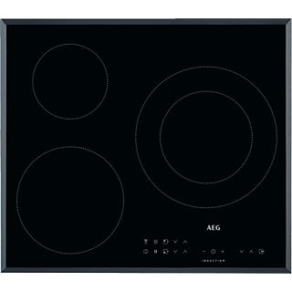 Placa de vitrocerámica - AEG IKB63302FB, 3 zonas, 59 cm, Negro