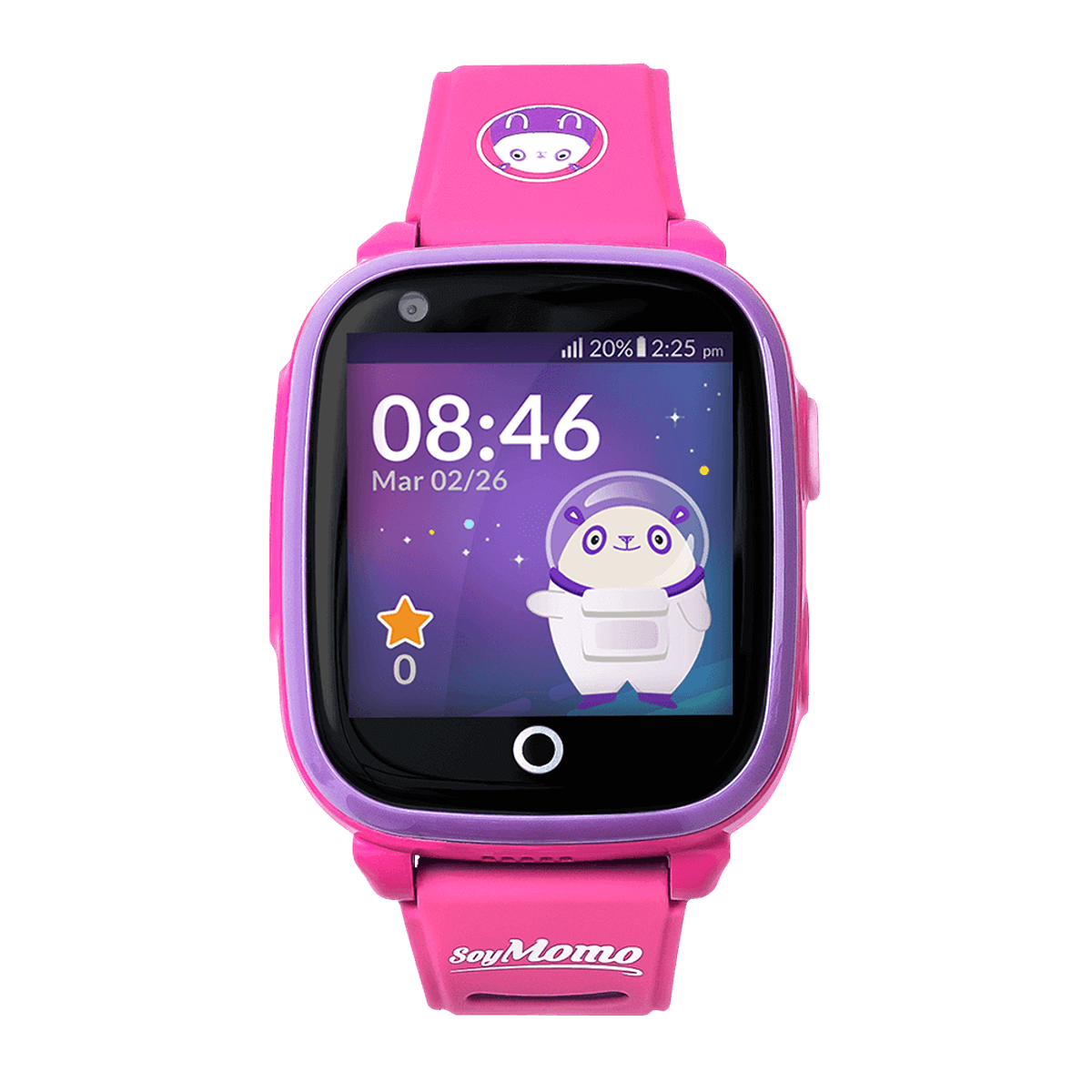 SOYMOMO Space 4G 10 Kinder Kunststoff, cm, Smartwatch Pink