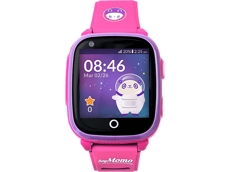 SOYMOMO Space 4G Kinder Smartwatch Kunststoff, 10 cm, Pink