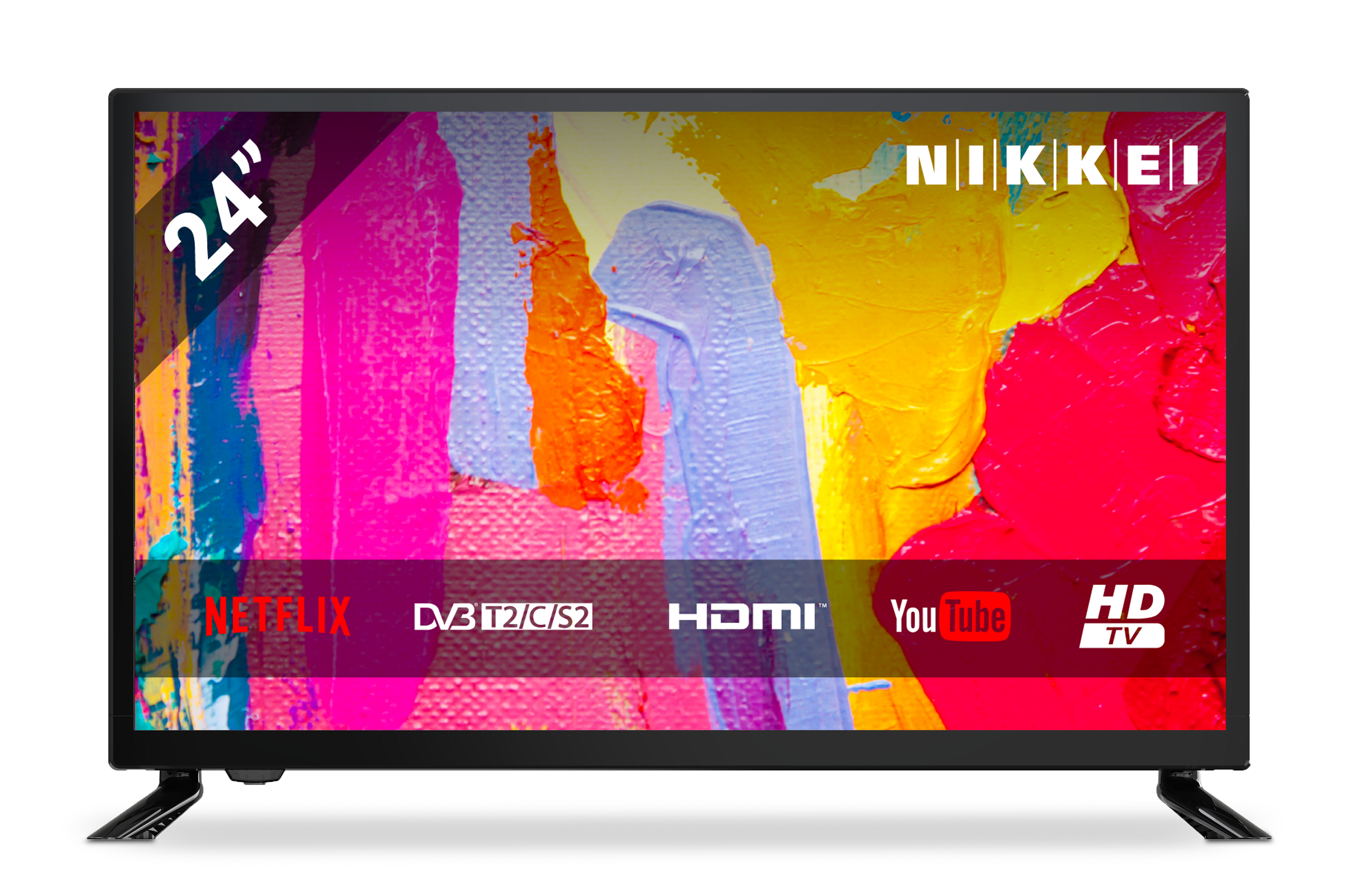 NIKKEI NH2424SMART LED TV HD-ready, Zoll (Flat, SMART 61 / cm, TV) 24