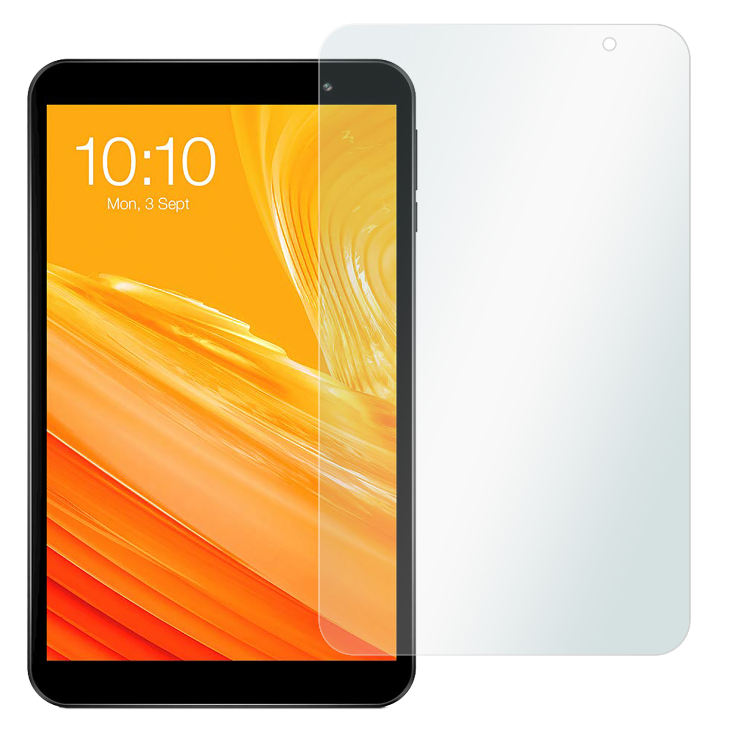 SLABO 2 x Clear Teclast Crystal Displayschutzfolie P80X) Displayschutz(für