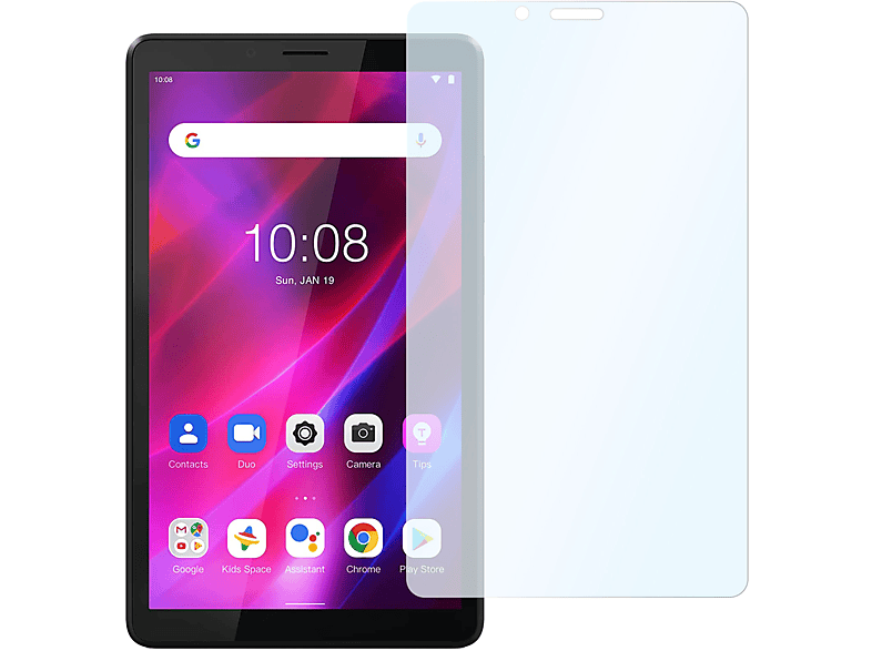 SLABO 2x Panzerschutzfolie Shockproof Displayschutz(für Lenovo Tab M7 (3. Gen))