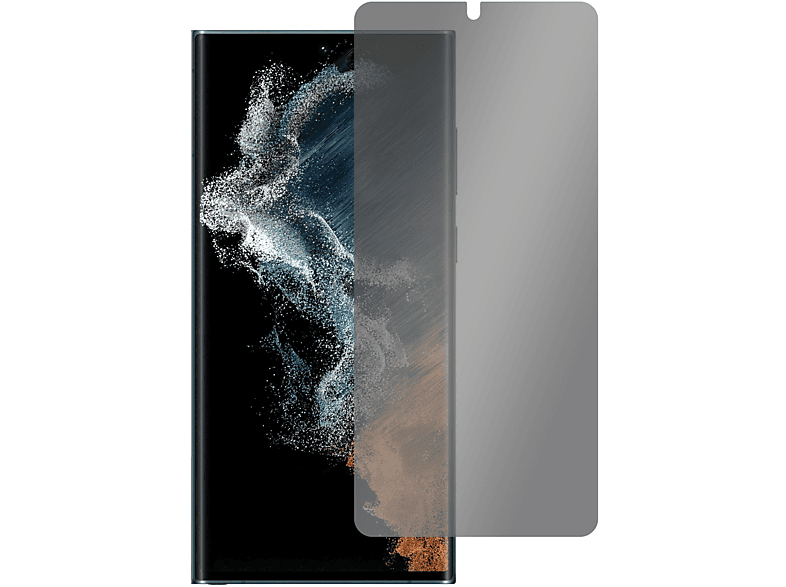 Displayschutz(für View Blickschutzfolie SLABO Ultra) Schwarz 360° S22 Protection Galaxy Samsung