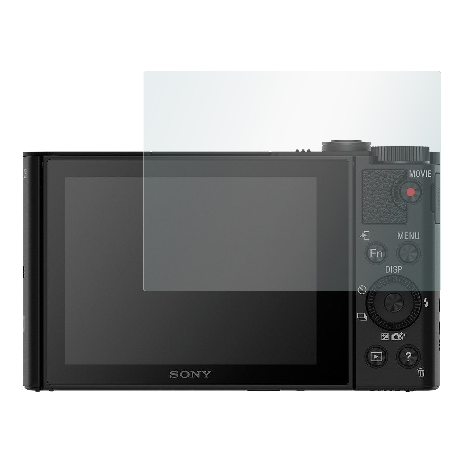 SLABO 4 x Displayschutzfolie Displayschutz(für Crystal Clear Sony DSC-WX500) Cyber-shot