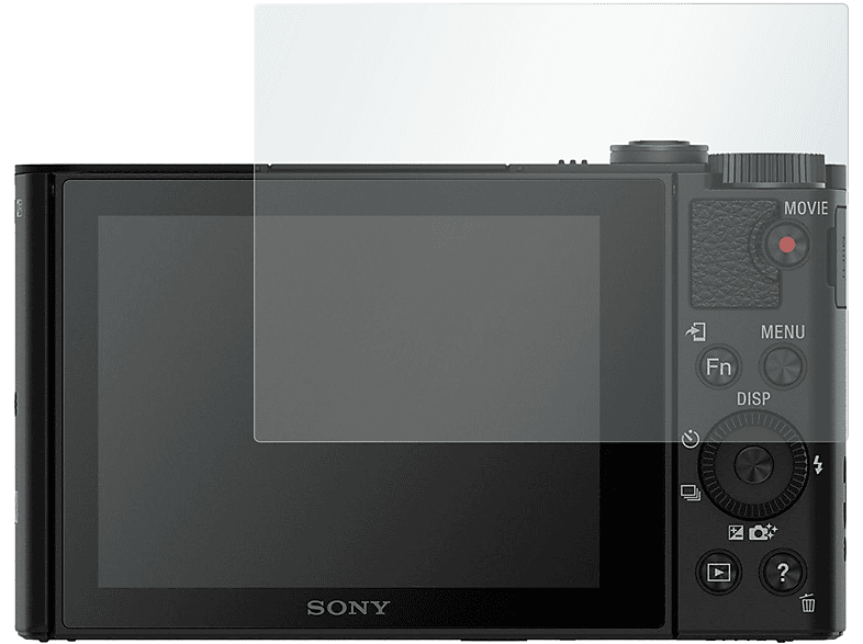 SLABO 4 x Displayschutzfolie Crystal Clear Displayschutz(für Sony Cyber-shot DSC-WX500)