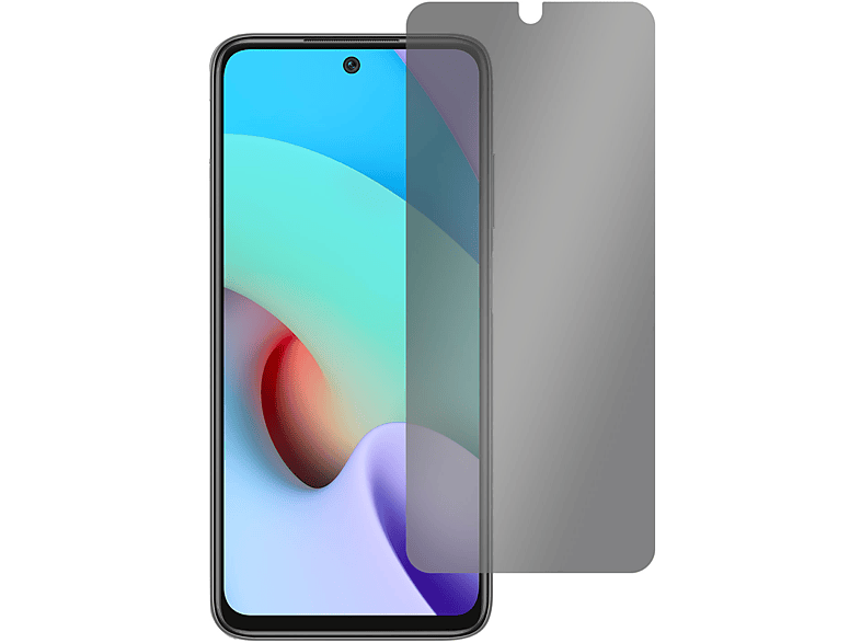 SLABO Blickschutz View Protection Schwarz 360° Displayschutz(für Xiaomi Redmi 10 (2021 | 2022))