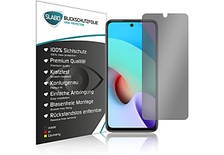 SLABO Blickschutz View Protection Schwarz 360° Displayschutz(für Xiaomi Redmi 10 (2021 | 2022))