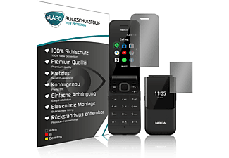 SLABO Blickschutzfolie View Protection Schwarz 360° Displayschutz(für Nokia 2720 Flip)