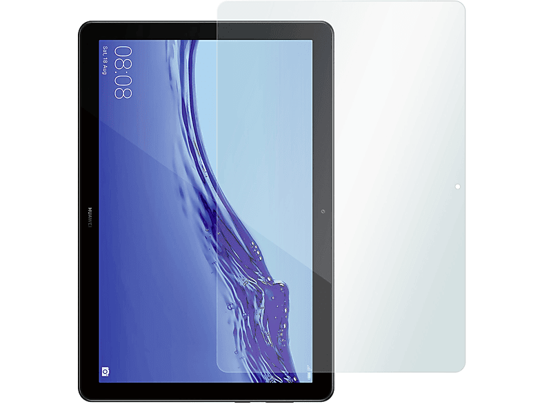 SLABO 2 x Displayschutzfolie Crystal Clear Displayschutz(für Huawei MediaPad T5 10 (10,1\