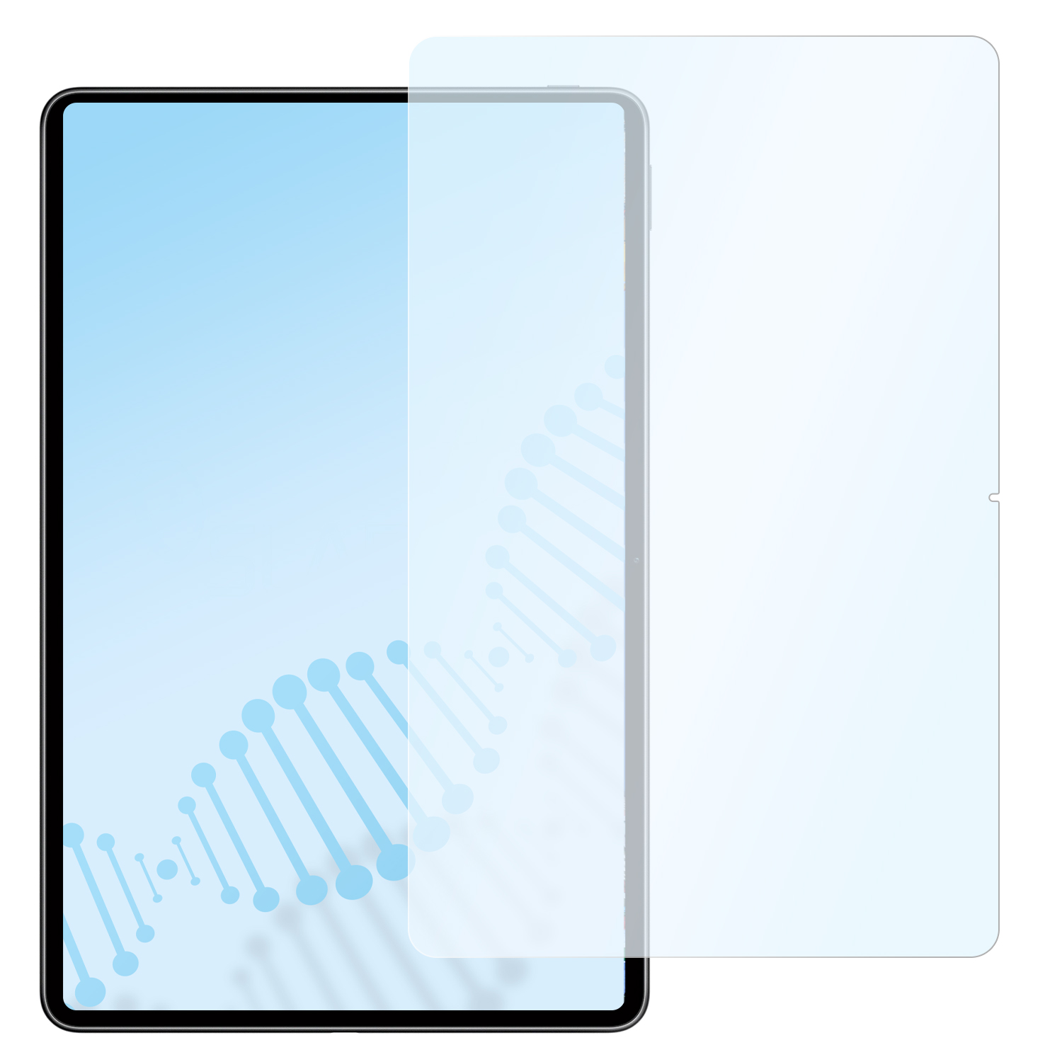SLABO antibakterielle Huawei flexible Wi-Fi MatePad (2021)) Displayschutz(für 12.6 Hybridglasfolie Pro
