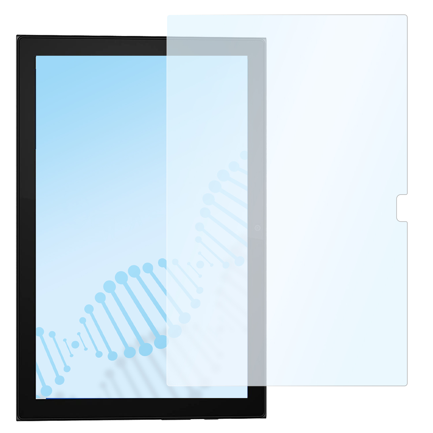 Hybridglasfolie Duet Lenovo antibakterielle 3i) SLABO Displayschutz(für flexible IdeaPad