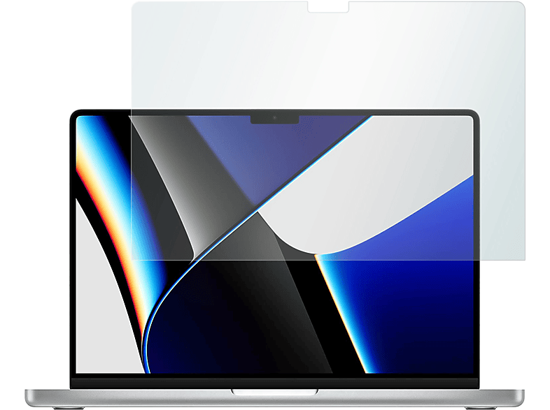 SLABO 2 x Displayschutzfolie Crystal Clear Displayschutz(für Apple MacBook Pro 14\