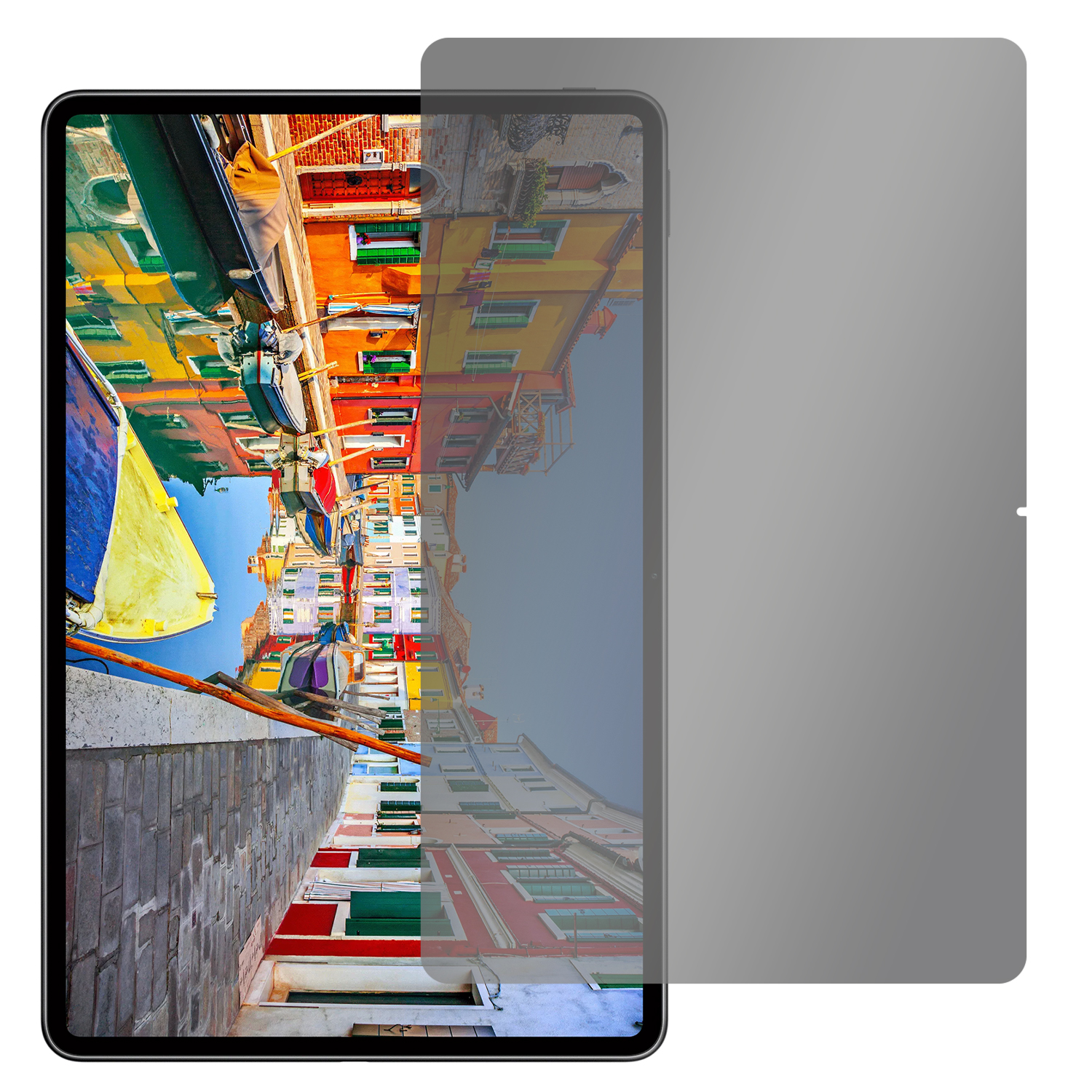 SLABO Huawei 12.6 Displayschutz(für Blickschutzfolie MatePad Wi-Fi Schwarz (2021)) Protection View 360° Pro