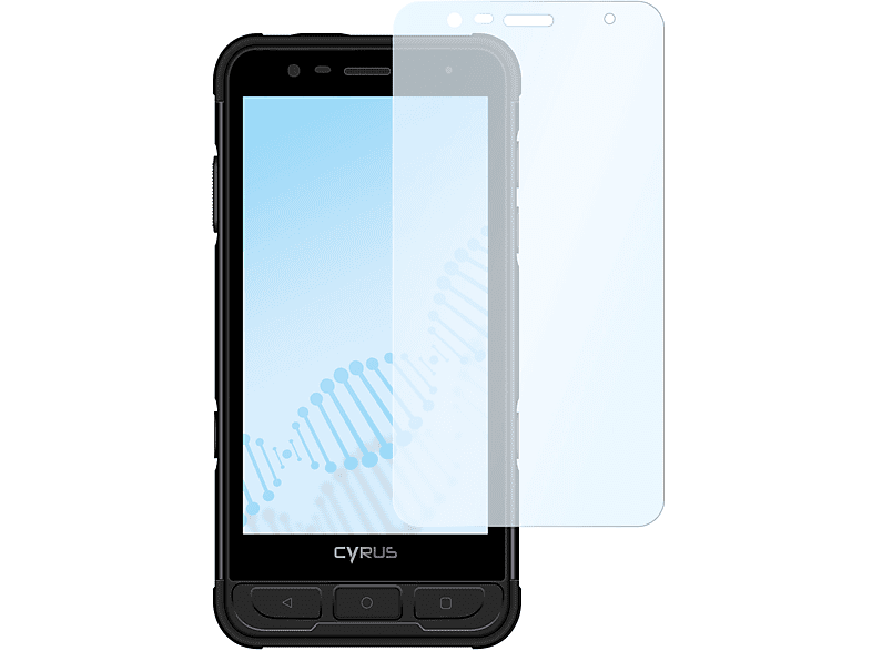 CS45 Displayschutz(für XA) Cyrus Hybridglasfolie flexible SLABO antibakterielle