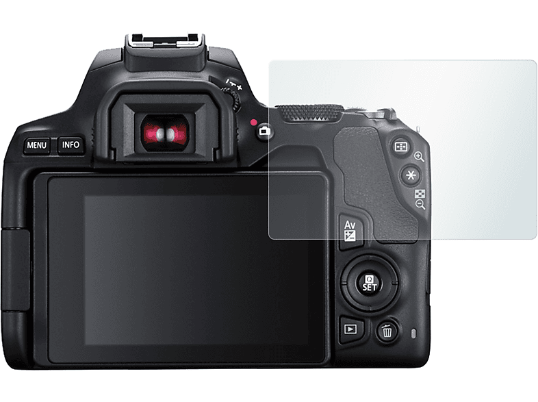 EOS 250D) SLABO 4 x Canon Displayschutzfolie Crystal Clear Displayschutz(für