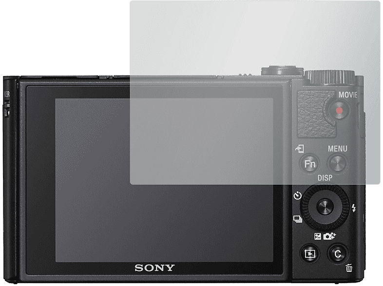 SLABO 4 x Displayschutzfolie No Reflexion Displayschutz(für Sony DSC-HX99)