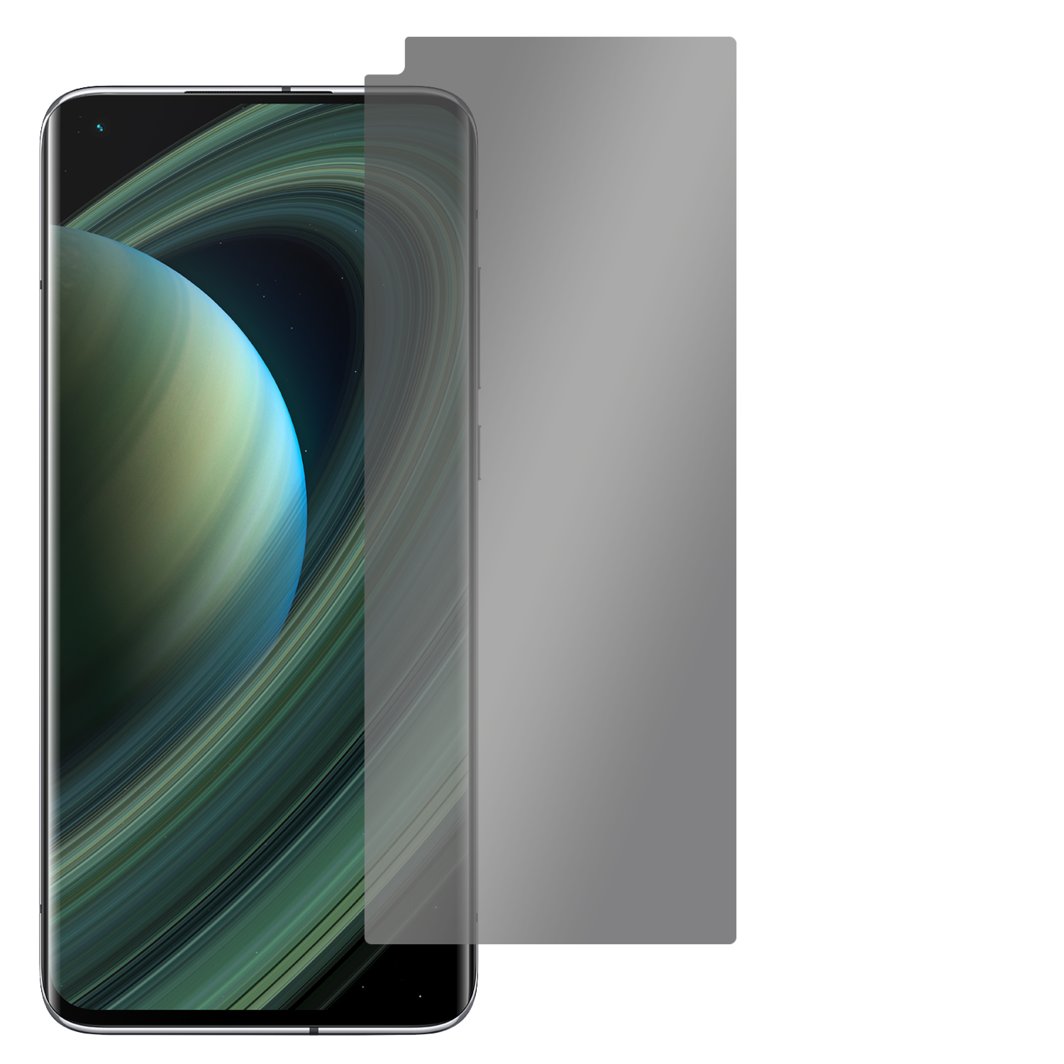 SLABO Blickschutzfolie Ultra) 360° Protection Mi Displayschutz(für View Xiaomi 10 Schwarz