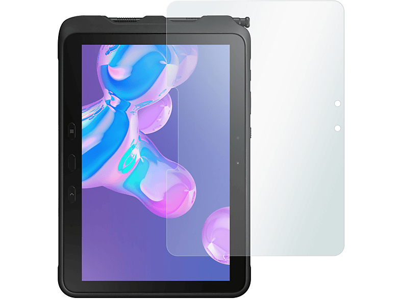 SLABO 2 x Displayschutzfolie Crystal Clear Displayschutz(für Samsung Galaxy Tab Active Pro (LTE | Wi-Fi) (SM-T540 | SM-T545))