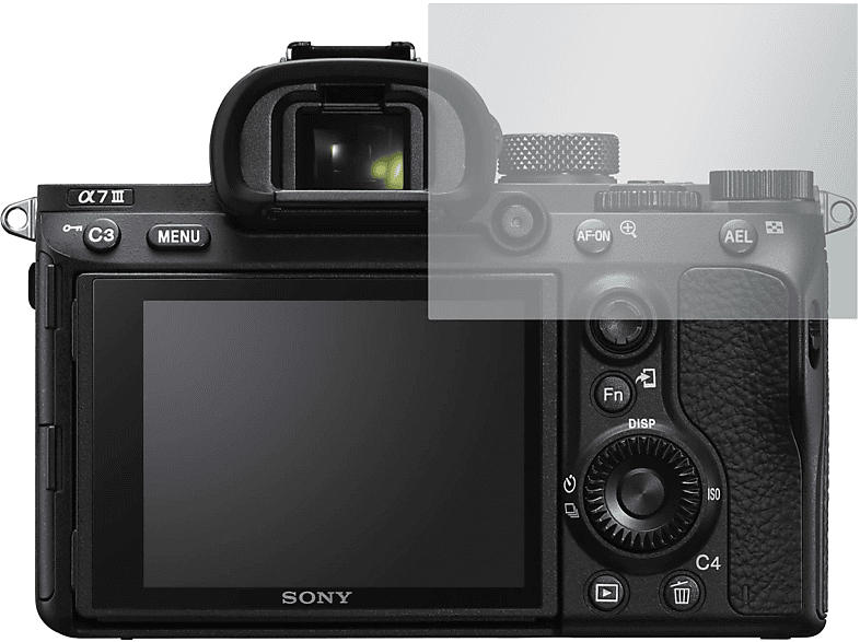 Sony SLABO 7 Reflexion Displayschutz(für Alpha x Displayschutzfolie 4 III) No