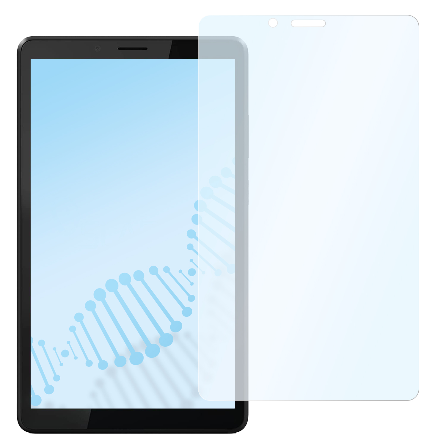 Displayschutz(für (3. Gen)) antibakterielle flexible Tab Lenovo M7 SLABO Hybridglasfolie
