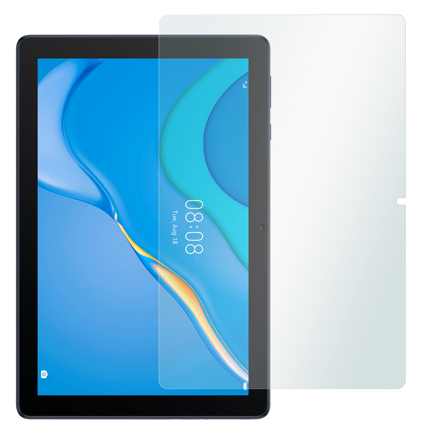 SLABO 2 x Displayschutzfolie Clear T10s) | Displayschutz(für Crystal MatePad MatePad T10 Huawei