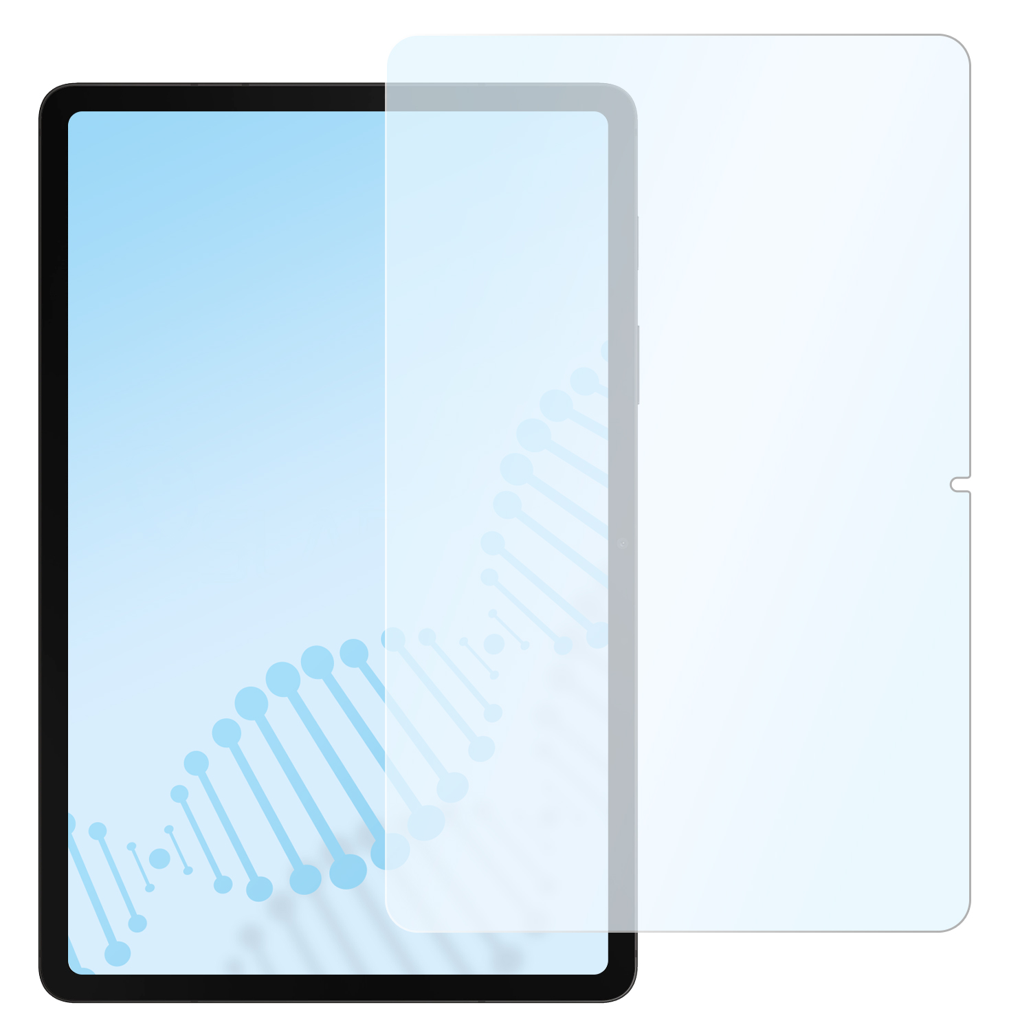(SM-X706B antibakterielle SM-X700N)) | Displayschutz(für Hybridglasfolie (5G / Galaxy Tab SLABO Samsung Wi-Fi) flexible S8