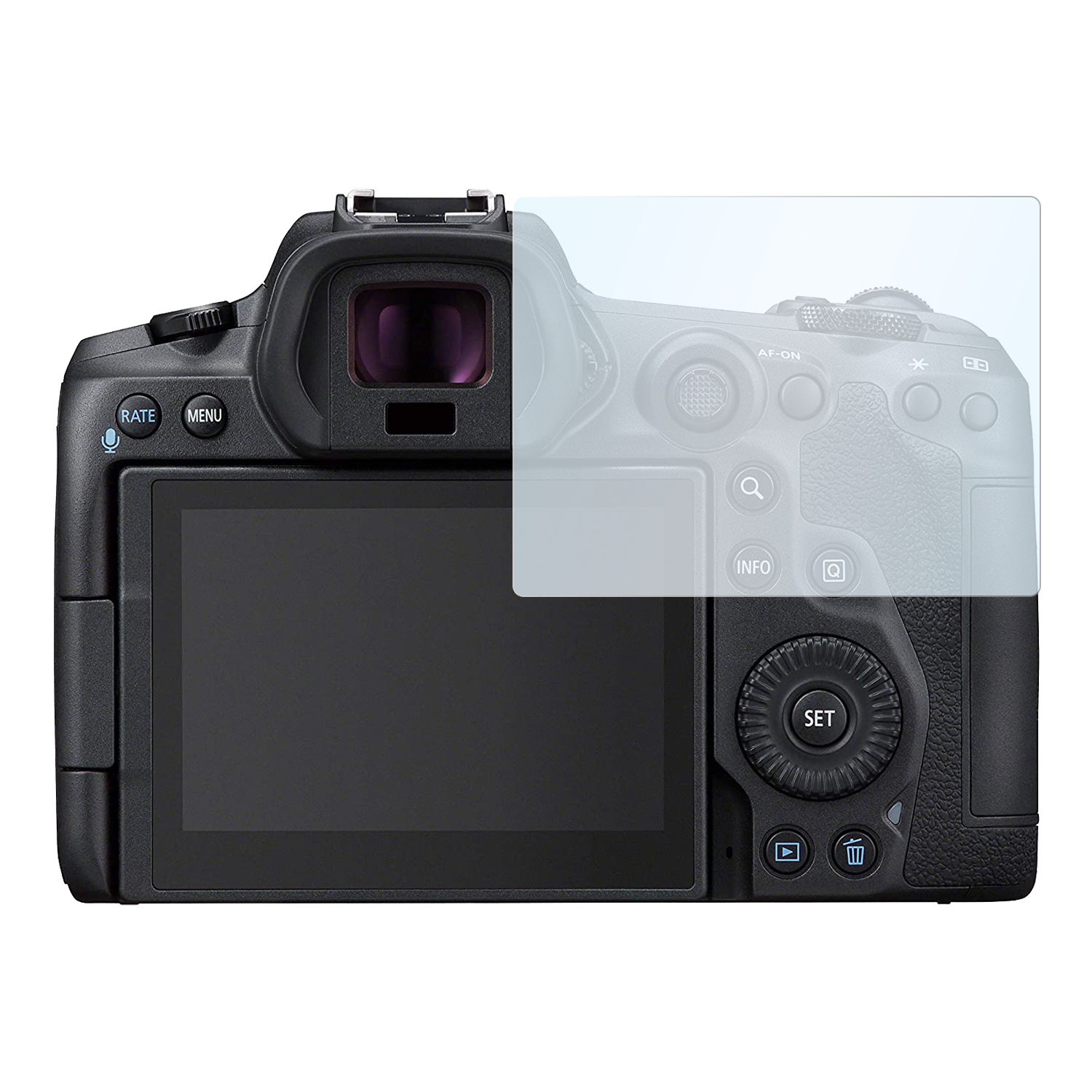 Panzerschutzfolie SLABO Canon EOS 2x Shockproof R5) Displayschutz(für