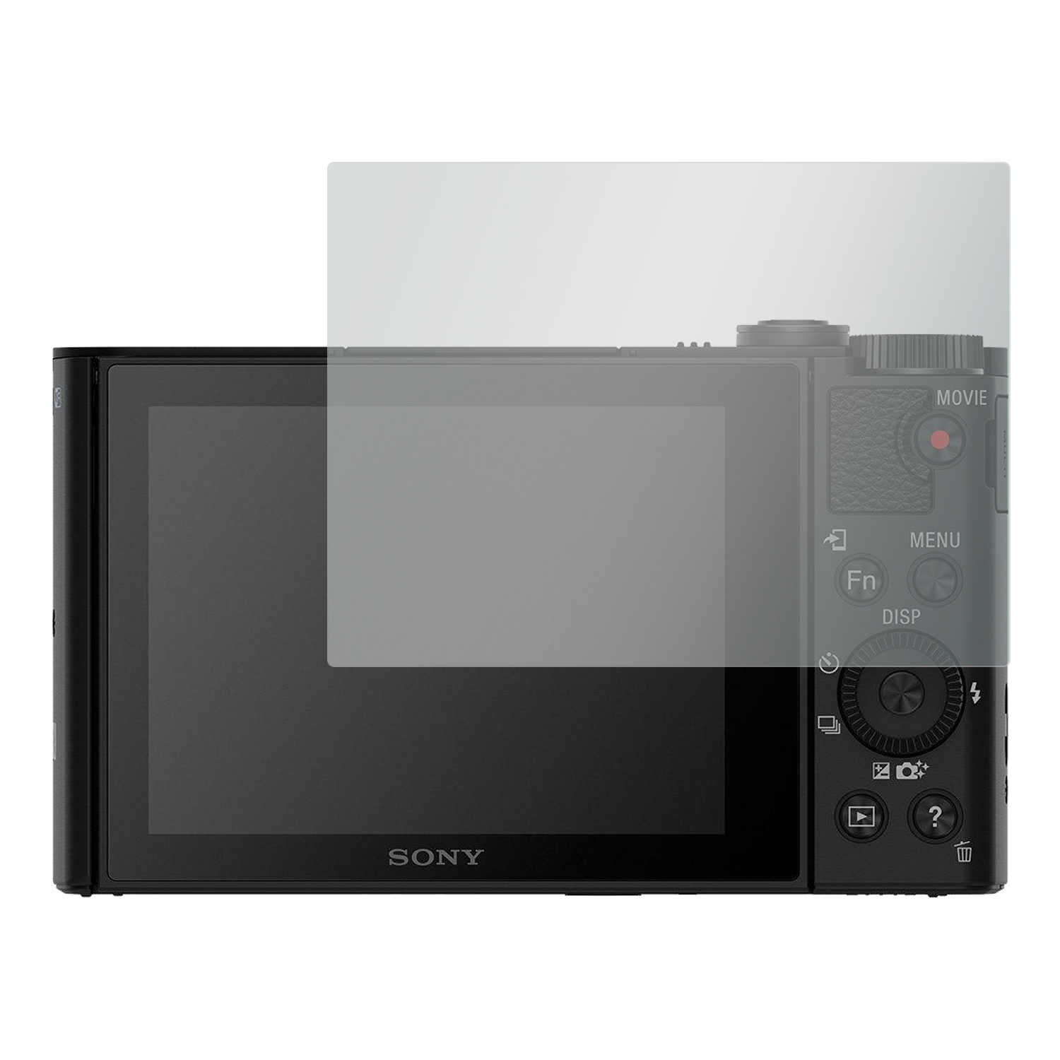 Displayschutzfolie SLABO Cyber-shot Reflexion 4 x Displayschutz(für No Sony DSC-WX500)