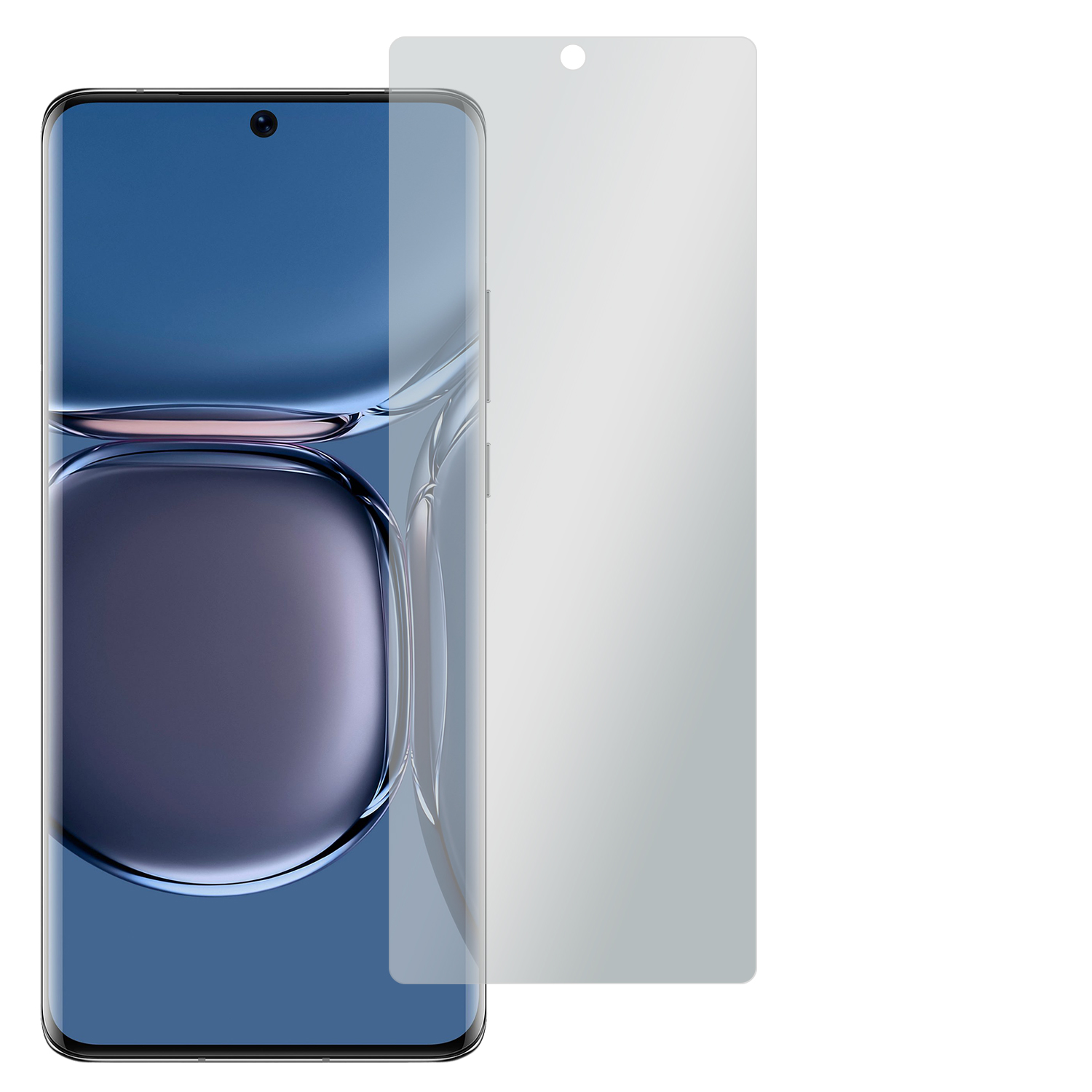 SLABO 4 Pro) No Displayschutz(für Huawei Displayschutzfolie P50 Reflexion x