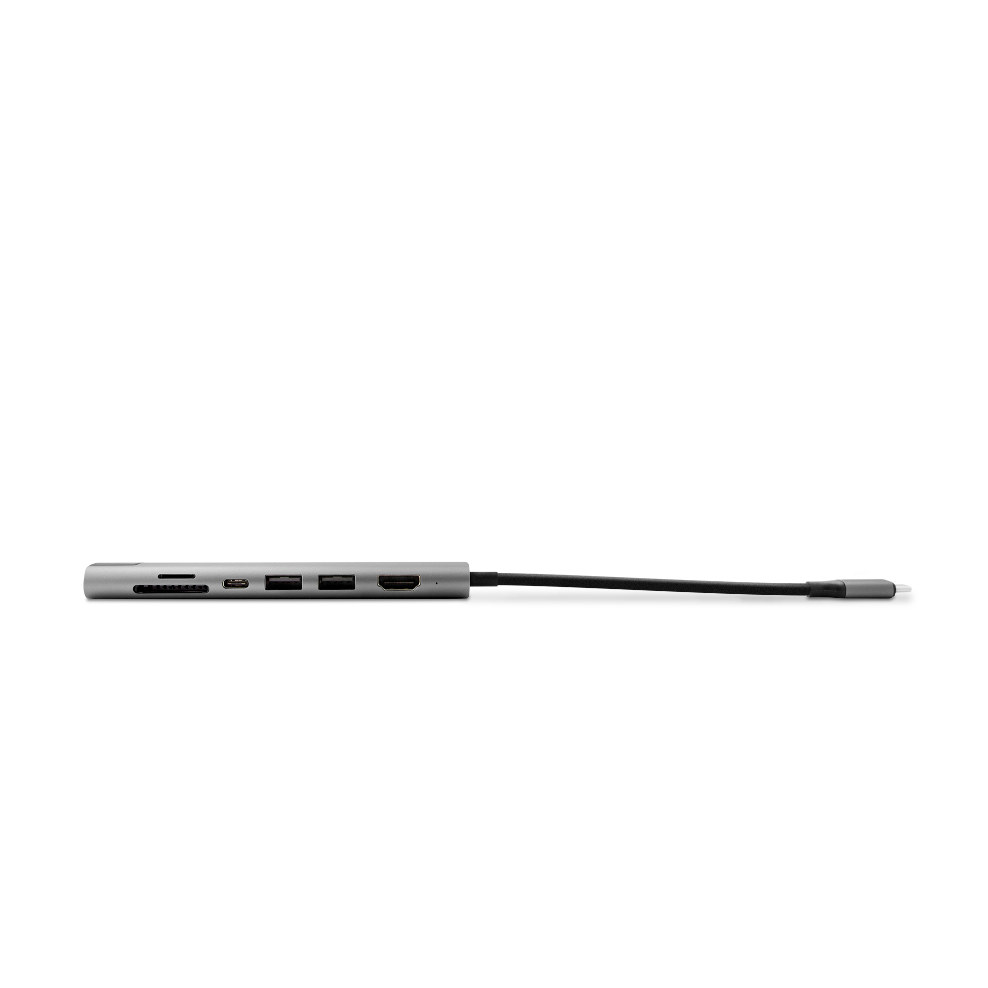 Type-C USB-C MULTIMEDIA Grau HUB EPICO 3, Space HUB,