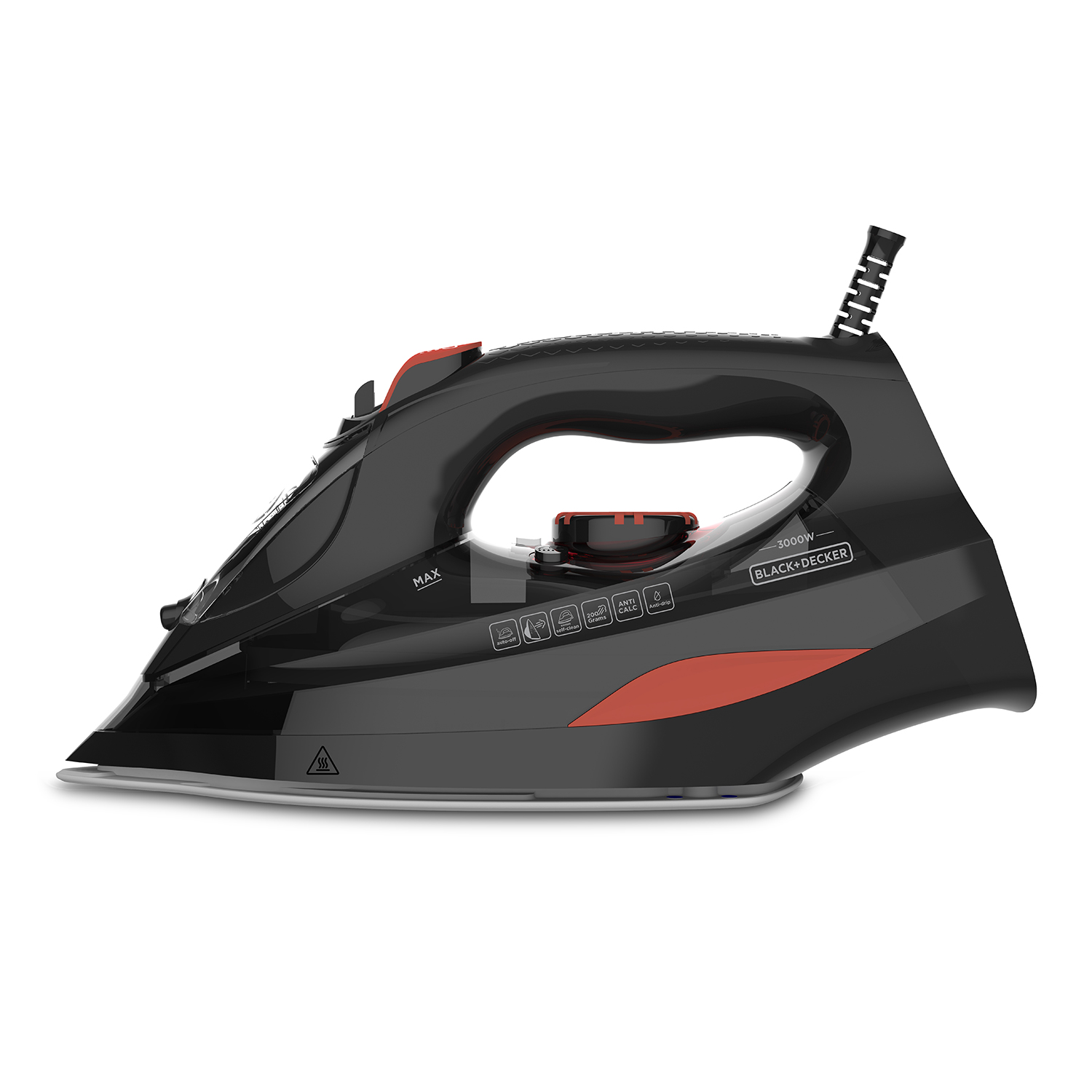 Plancha de vapor vertical - BXIR3000E BLACK+DECKER, 420 ml, Negro