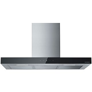 Campana Decorativa  - SCHB9612TB SCHNEIDER, 647 m³/h, Plata