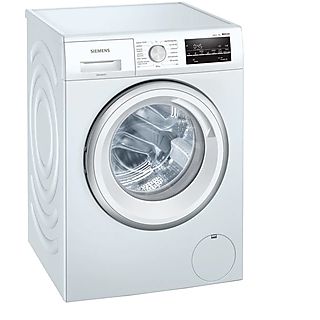 Lavadora carga frontal - SIEMENS WM12US61ES, 9 kg, Blanco