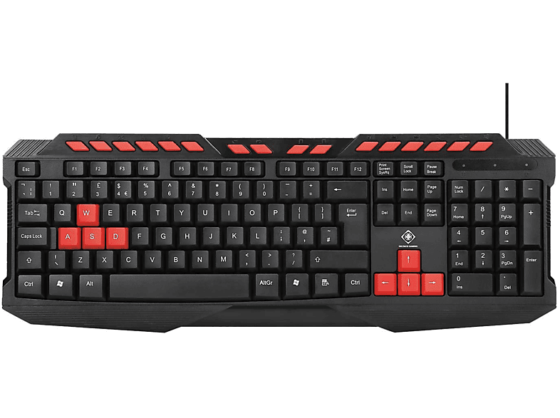 DELTACO GAMING GAM-024UK Gaming Tastatur, Tastatur