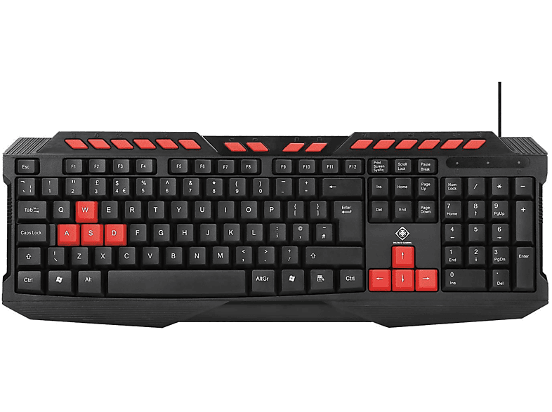 DELTACO GAMING GAM024UK Gaming Tastatur, Tastatur SATURN