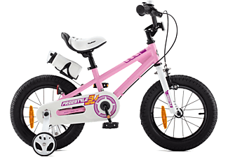 ROYALBABY Kinder FSP14 kids bike Kinderfahrrad (Laufradgröße: 14 Zoll, Kinder-Rad, Rosa)