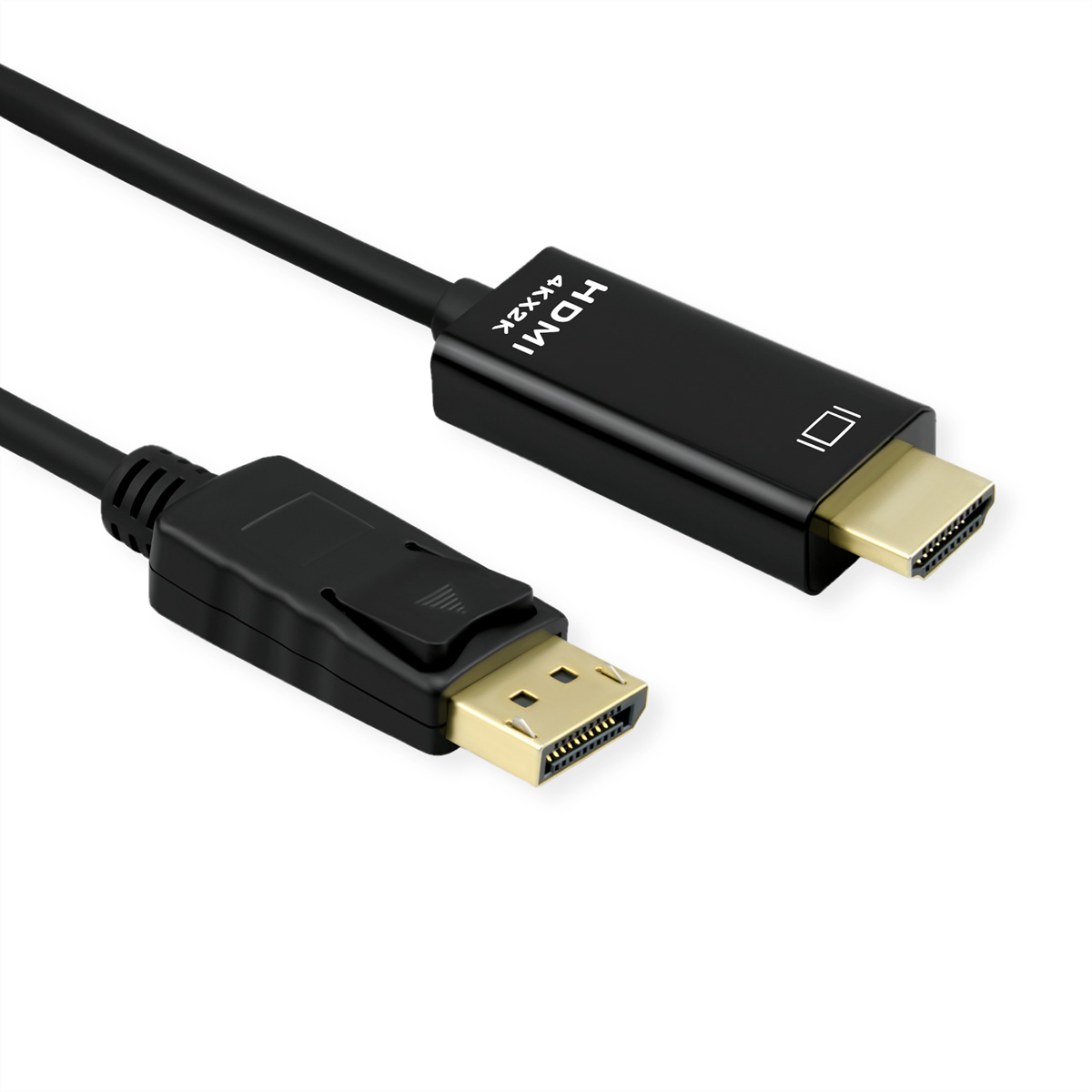 ROLINE DisplayPort Kabel DP - DP-UHDTV-Kabel, 2 UHDTV, Slim, m ST/ST