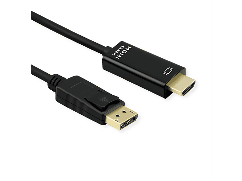ROLINE DisplayPort Kabel DP - UHDTV, Slim, ST/ST, DP-UHDTV-Kabel, 3 m