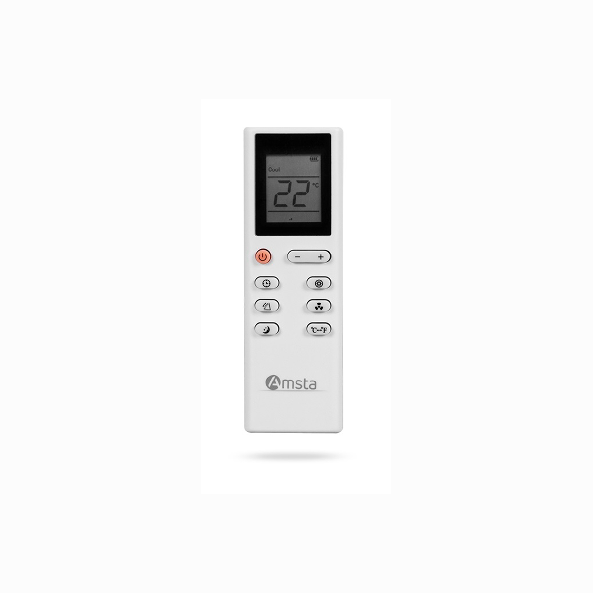 AMSTA AMCLI120ER Mobiles Klimagerät Weiß A) EEK: Raumgröße: (Max. m², 30