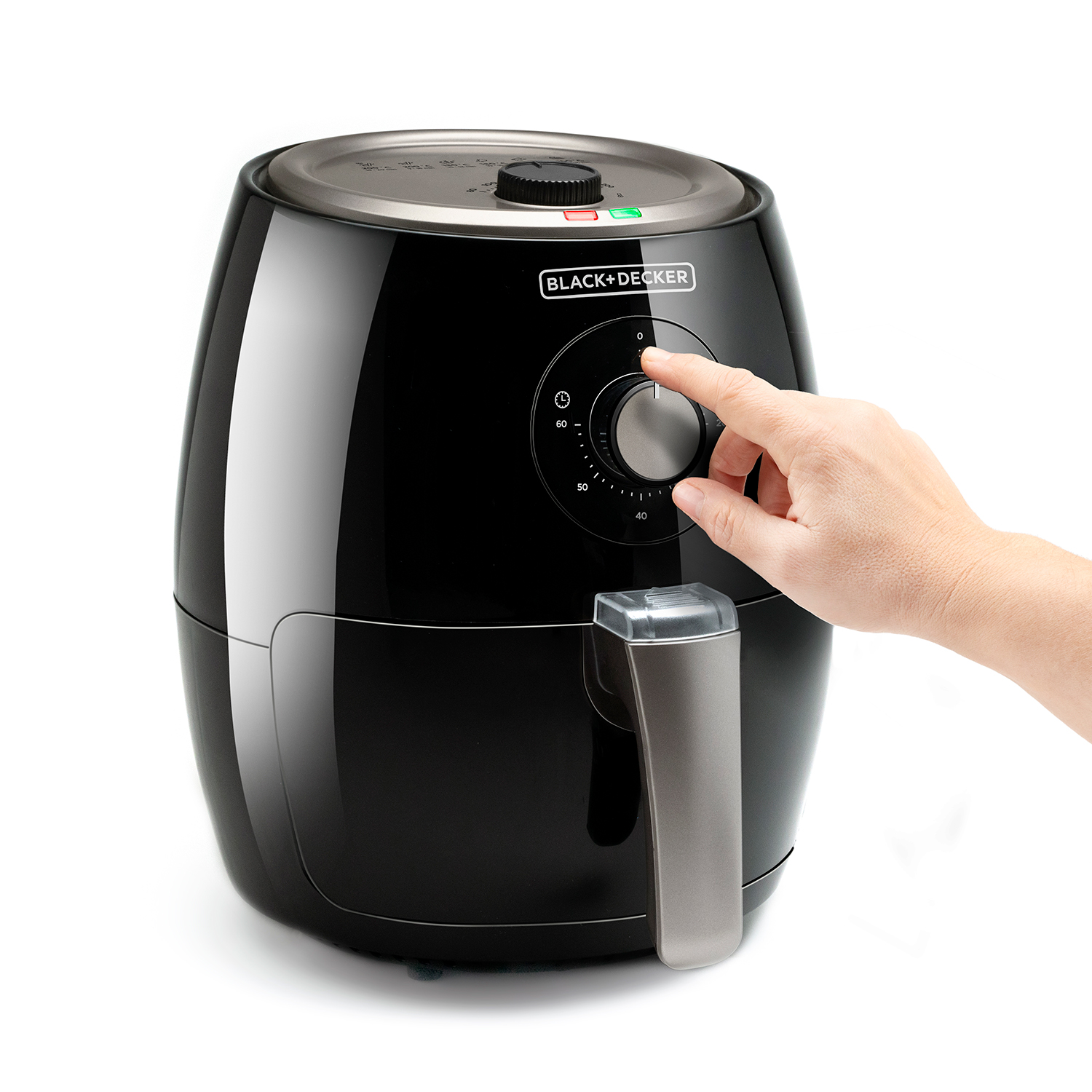 BLACK+DECKER BXAF2500E 2,5L Heißluftfritteuse HEISSLUFTFRITEUSE Watt 1500W 1,500 Schwarz